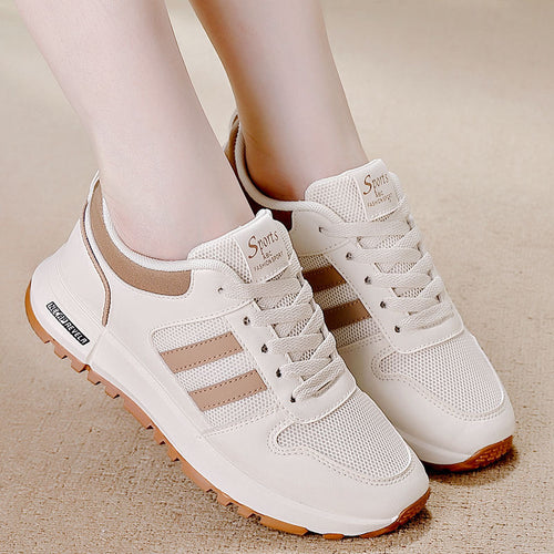 Damen Atmungsaktive Freizeitsneaker mit komfortablem Fußbett und rutschfester Sohle EB