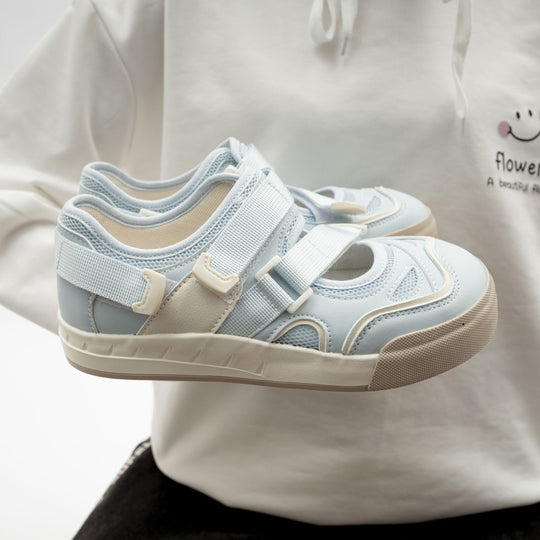 Damen Sneakers mit praktischem Klettverschluss und atmungsaktiver Oberflächenstruktur EB