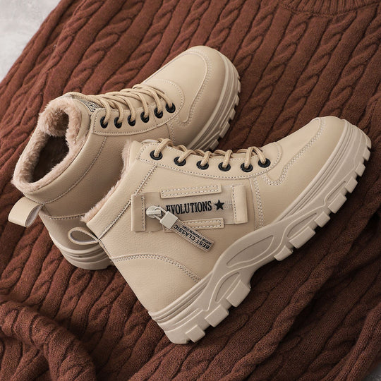 Damen Modische Winterstiefel mit komfortabler Isolierung und rutschfester Sohle EB