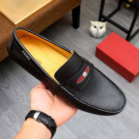 Herren Mokassin aus hochwertigem Leder mit eleganter Ziernaht EB