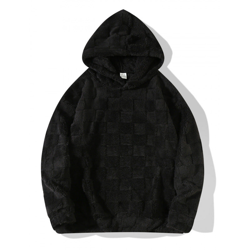 Damen Kuscheliger Fleece-Hoodie mit strukturiertem Design und Kapuze EB