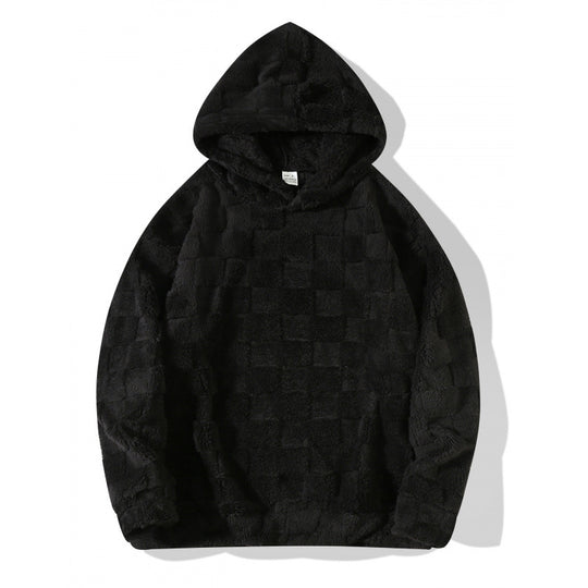 Damen Kuscheliger Fleece-Hoodie mit strukturiertem Design und Kapuze EB