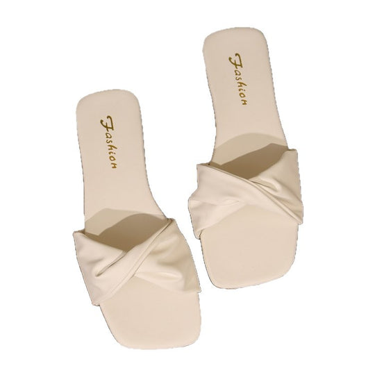 Damen elegante Mules mit innovativem Knoten-Design EB