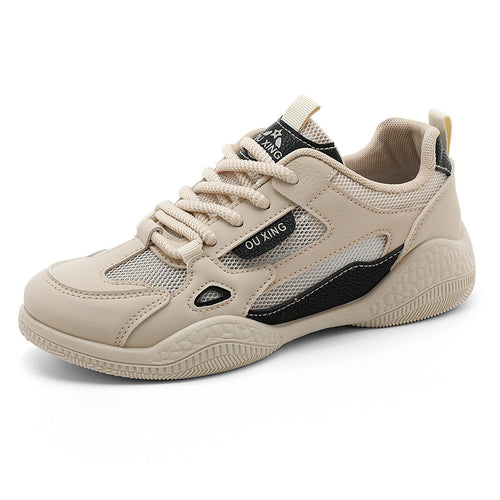 Damen atmungsaktive Sneakers mit dämpfender Laufsohle EB