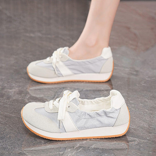 Damen Sportliche Sneakers mit elastischem Kragen und rutschfester Sohle EB