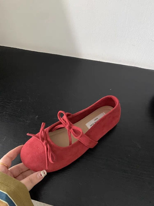 Damen Ballerinas mit verspieltem Schleifen-Design EB
