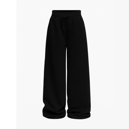 Unisex nan locker fallende Loungehose mit elastischem Kordelbund, Eingrifftaschen und geradem Bein EB