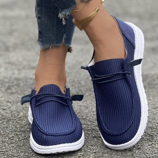 Damen Bequeme Slip-On Schuhe EB
