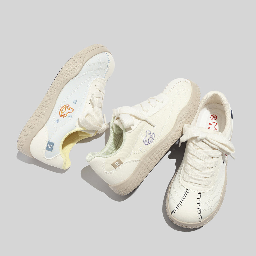 Damen Modische Sneakers mit verspieltem Entenmotiv und komfortabler Dämpfung EB