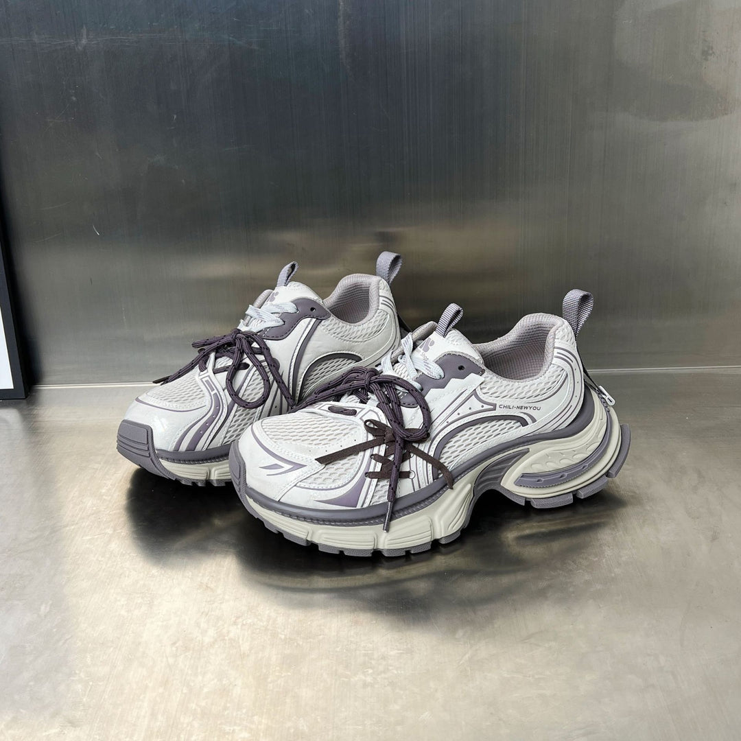 Damen Lauf- und Fitness-Sneakers mit atmungsaktivem Mesh und dämpfendem Fußbett EB