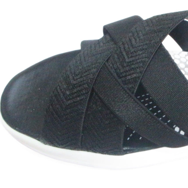 Damen Bequeme Riemchen-Sandalen mit ergonomischem Fußbett EB