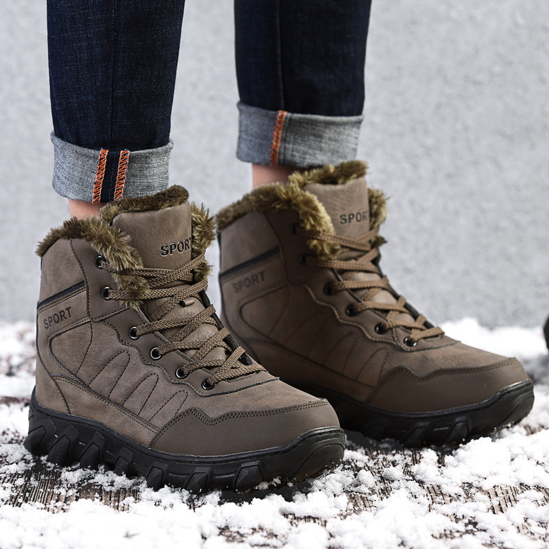 Damen Sportliche Winterwanderstiefel mit isolierendem Futter und rutschfester Sohle EB