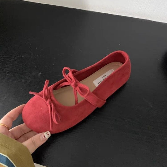 Damen Ballerinas mit verspieltem Schleifen-Design EB