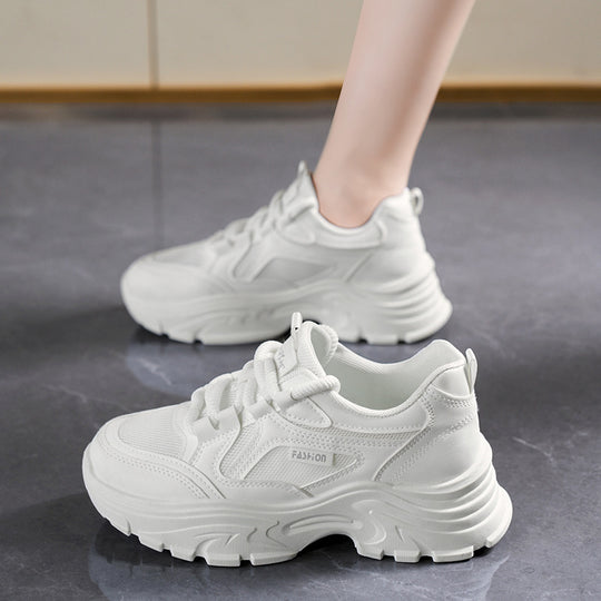 Damen Sportliche Trend Sneakers mit gepolsterter Sohle und flexiblem Design EB