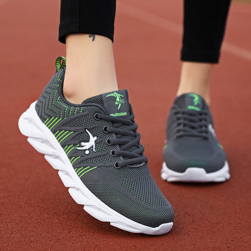 Damen Sportliche Laufschuhe mit atmungsaktiver Mesh-Struktur und federleichtem Dämpfungssystem EB