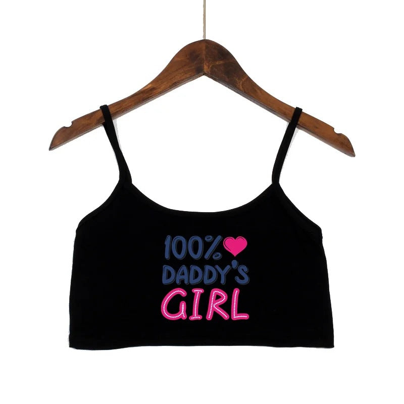 Damen modisches Crop-Top mit verzierten Trägern EB