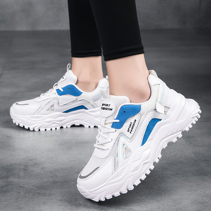 Damen Sportliche Sneakers mit dickem Profil und atmungsaktivem Obermaterial EB