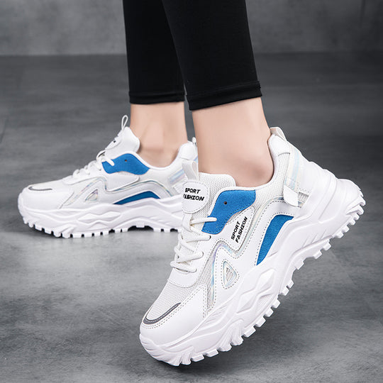 Damen Sportliche Sneakers mit dickem Profil und atmungsaktivem Obermaterial EB