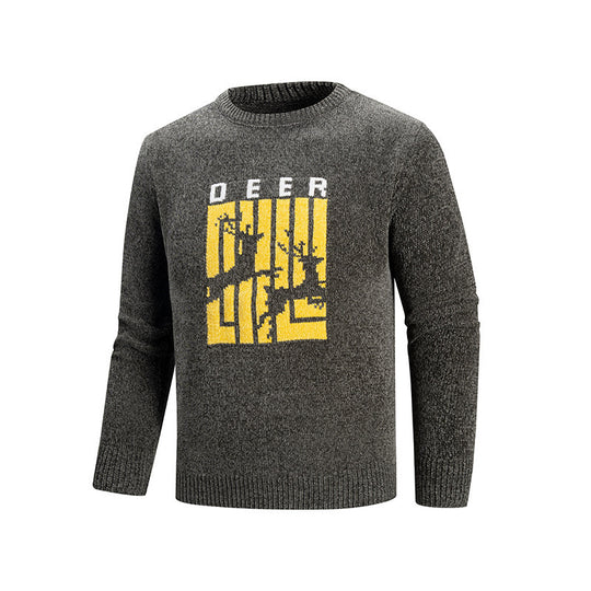 Herren Pullover mit einzigartigem Tiermotiv und hohem Tragekomfort EB