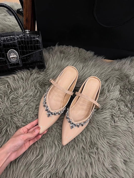 Damen Pumps mit funkelnder Strassverzierung EB
