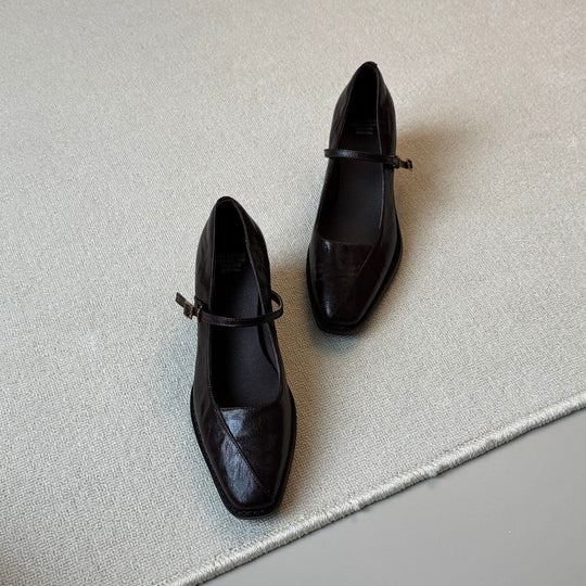 Damen elegante Riemchen-Ballerinas mit komfortabler Fußbettstruktur EB
