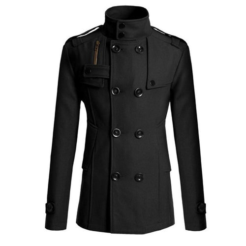Damen Modischer Trenchcoat mit asymmetrischem Schnitt und praktischen Taschen EB