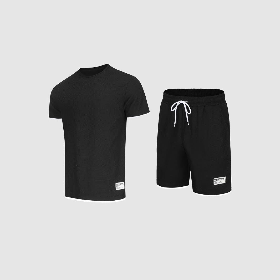 Herren stylisches Freizeit-Set mit kontrastierenden Details EB
