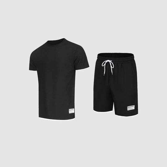 Herren stylisches Freizeit-Set mit kontrastierenden Details EB