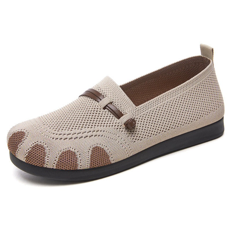 Damen Bequeme und stylische Sneakers mit innovativem Textiloberteil und rutschfester Sohle EB