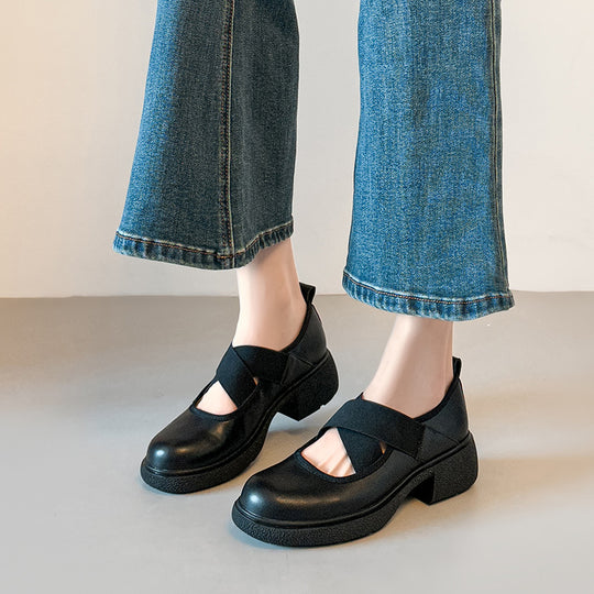 Damen Komfortable Slipper mit elastischem Riemen EB