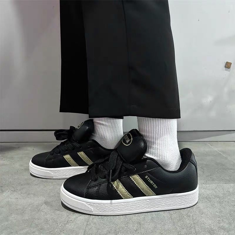 Damen modische Sneakers mit flacher Sohle und atmungsaktive Oberfläche EB