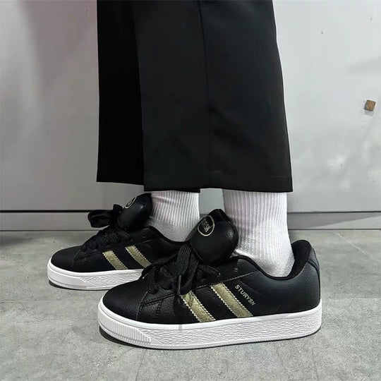 Damen modische Sneakers mit flacher Sohle und atmungsaktive Oberfläche EB
