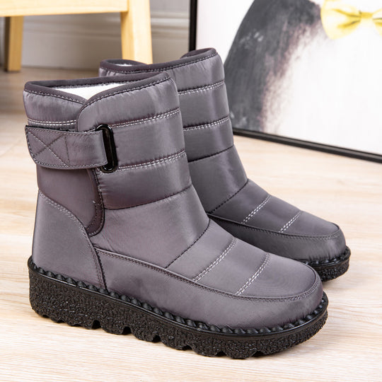 Damen Winterboots mit rutschfester Sohle und warmem Futter EB