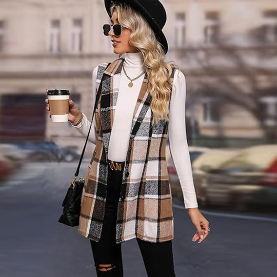 Damen modischer Langblazer EB