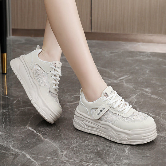 Damen modische Sneaker mit innovativer Netzstruktur und komfortabler Dämpfung EB