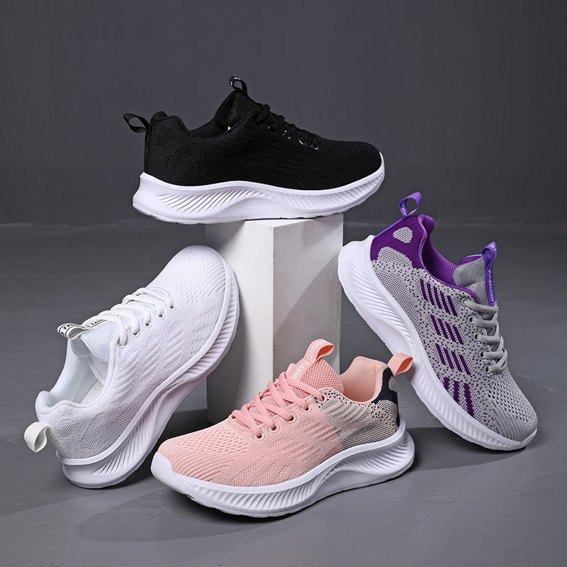 Damen Atmungsaktive Sport Sneakers mit flexibler Sohle und leichtem Design EB