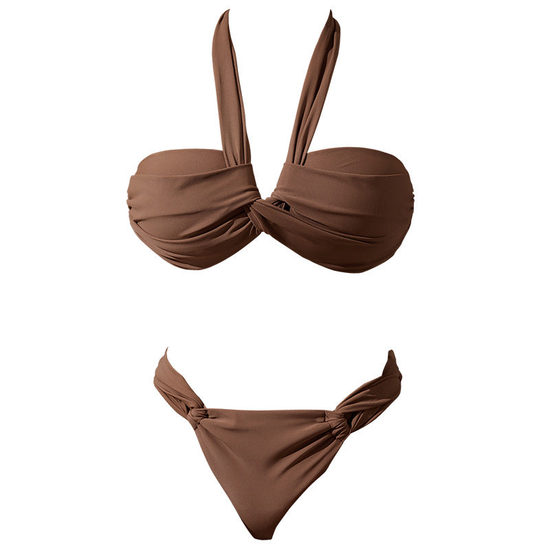 Damen Bandeau-Bikini mit innovativem Wickeldesign EB