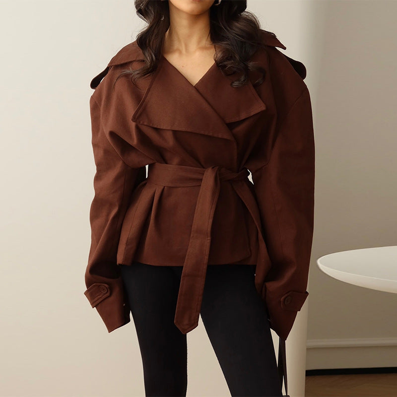 Damen trendige lässige Überwurfjacke EB