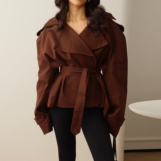 Damen trendige lässige Überwurfjacke EB