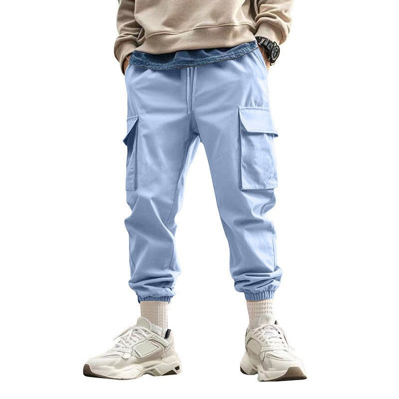 Herren Cargo-Hose mit verstellbarem Bund und praktischen Seitentaschen EB