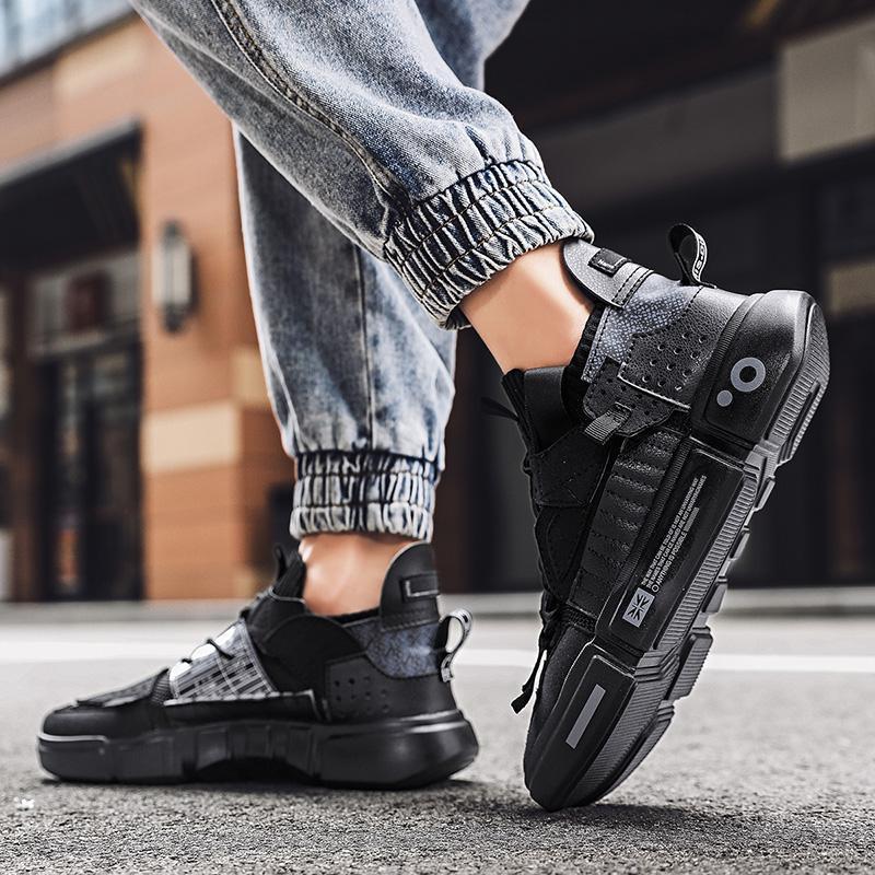 Damen Sportliche High-Top Sneakers mit strapazierfähigem Obermaterial und atmungsaktiver Struktur EB