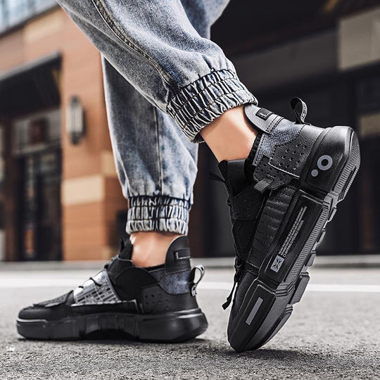 Damen Sportliche High-Top Sneakers mit strapazierfähigem Obermaterial und atmungsaktiver Struktur EB