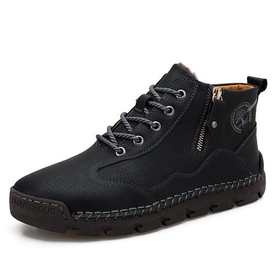 Herren robuste Wanderstiefel mit seitlichem Reißverschluss EB