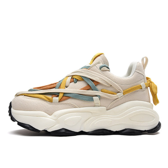 Damen Sportliche Chunky Sneakers mit innovativer Schnürtechnologie EB