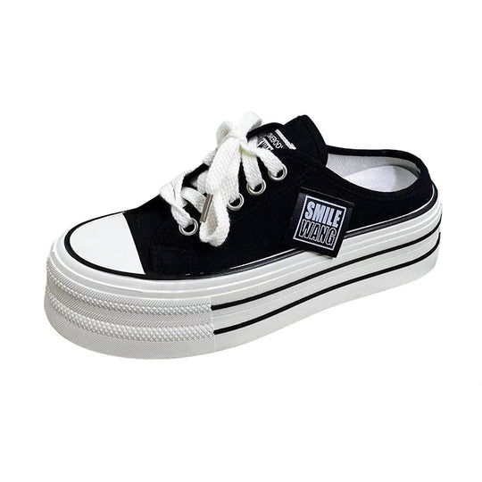 Damen Modische Plateau Sneakers mit lässigem Design und hohem Komfort EB