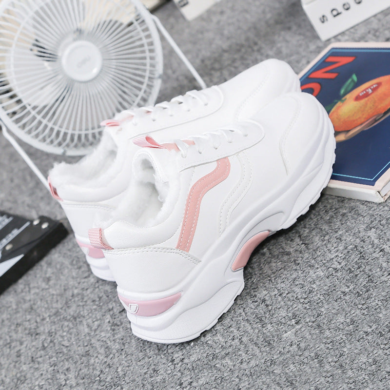 Damen Sportliche Sneakers mit atmungsaktiver Mesh-Oberfläche und gepolsterter Sohle EB