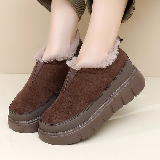 Damen Winter-Slipper mit Kuschel-Innenfutter und rutschfester Sohle EB