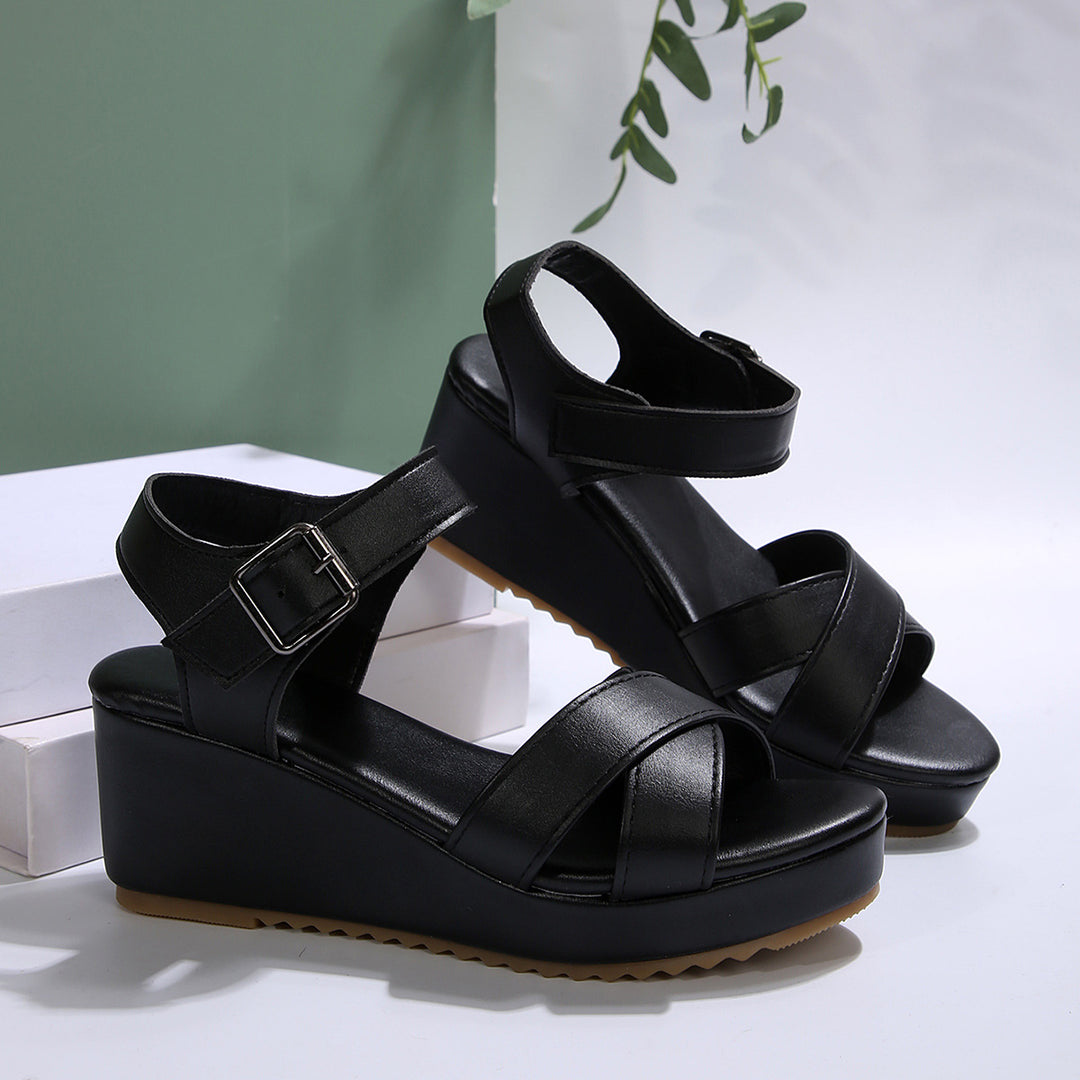 Damen Komfortable Wedge-Sandalen EB