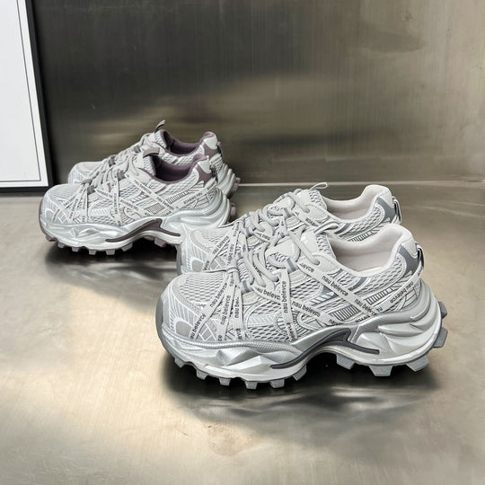 Damen Sportliche Lauf-Sneaker mit innovativem Mesh-Design und rutschfester Sohle EB