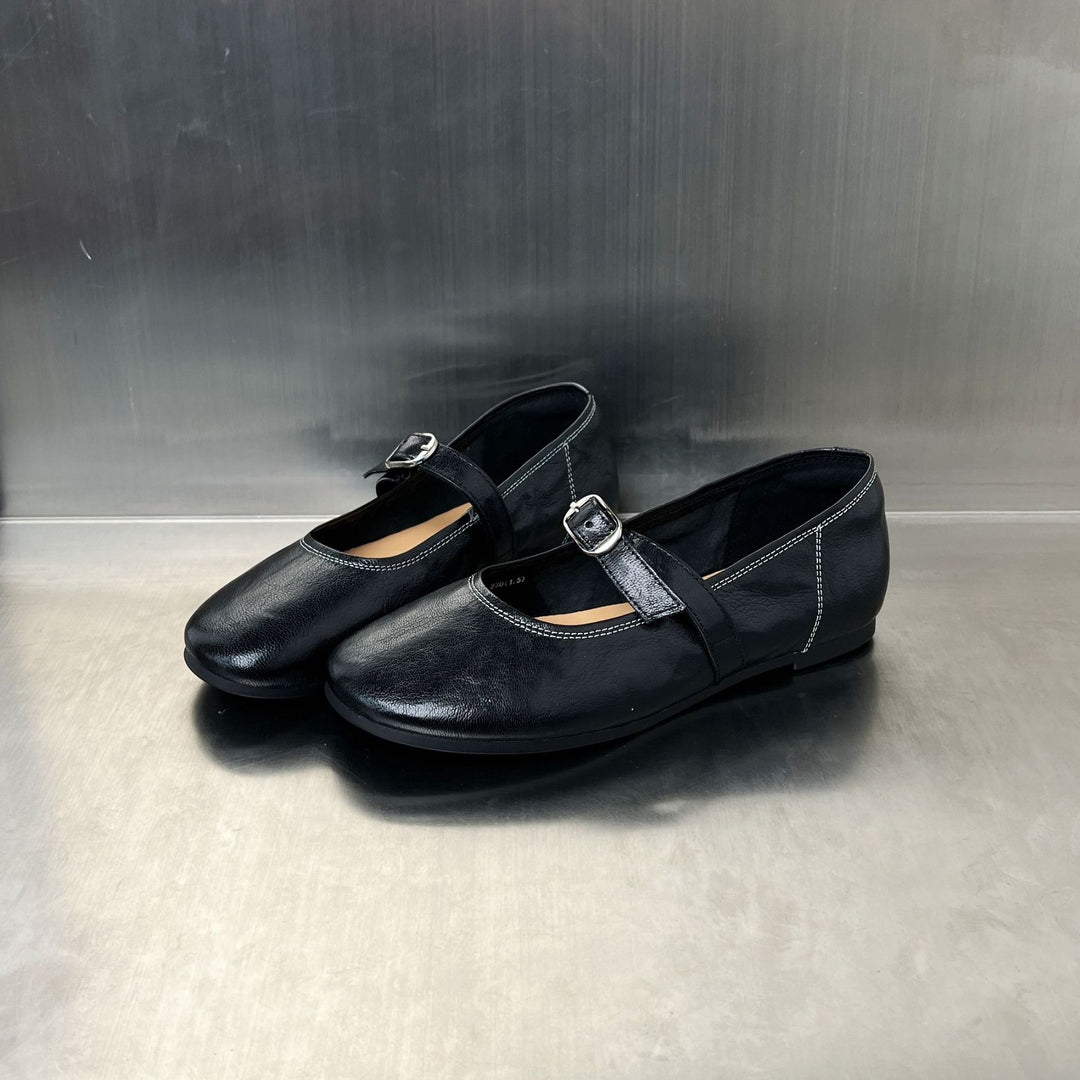Damen elegante Slipper mit modischem Schnallenverschluss EB